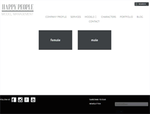 Tablet Screenshot of happypeoplemodels.com